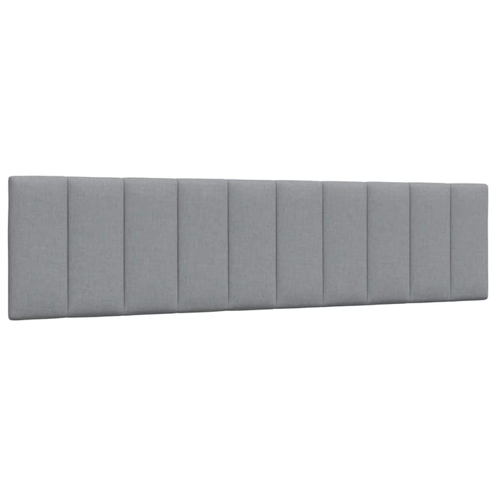 Pernă tăblie de pat, Hanko, gri deschis, 200 cm, material textil WALTI