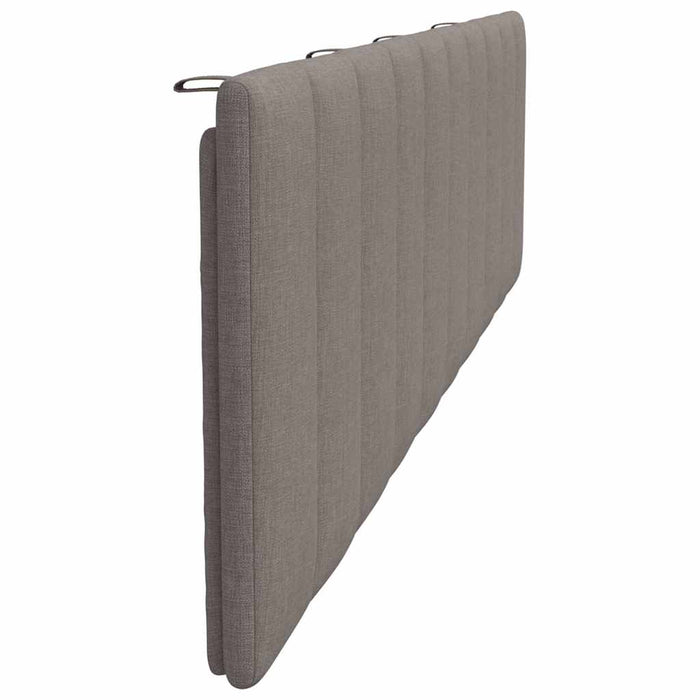 Pernă pentru tăblie de pat, Hanko, gri taupe, 200 cm, material textil WALTI