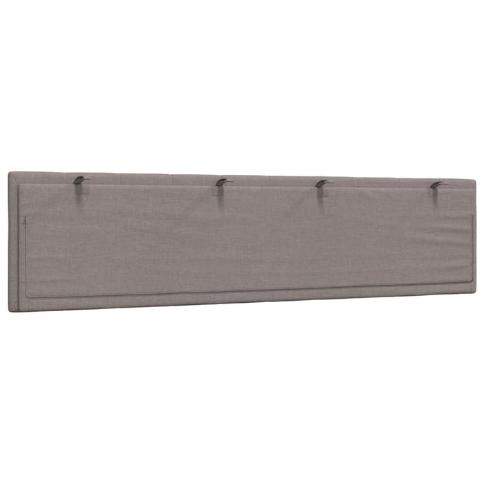 Pernă pentru tăblie de pat, Hanko, gri taupe, 200 cm, material textil WALTI