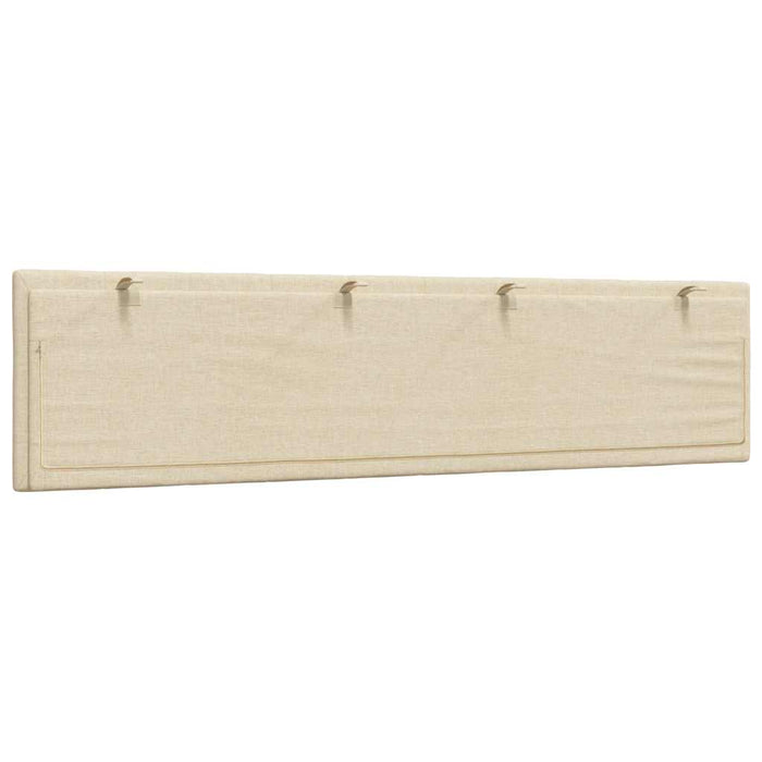 Pernă pentru tăblie de pat, Hanko, crem, 200 cm, material textil WALTI