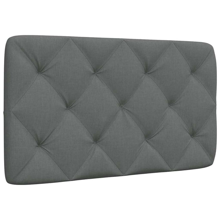 Pernă pentru tăblie de pat, gri închis, 80 cm, material textil - WALTI WALTI