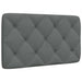 Pernă pentru tăblie de pat, gri închis, 80 cm, material textil - WALTI WALTI