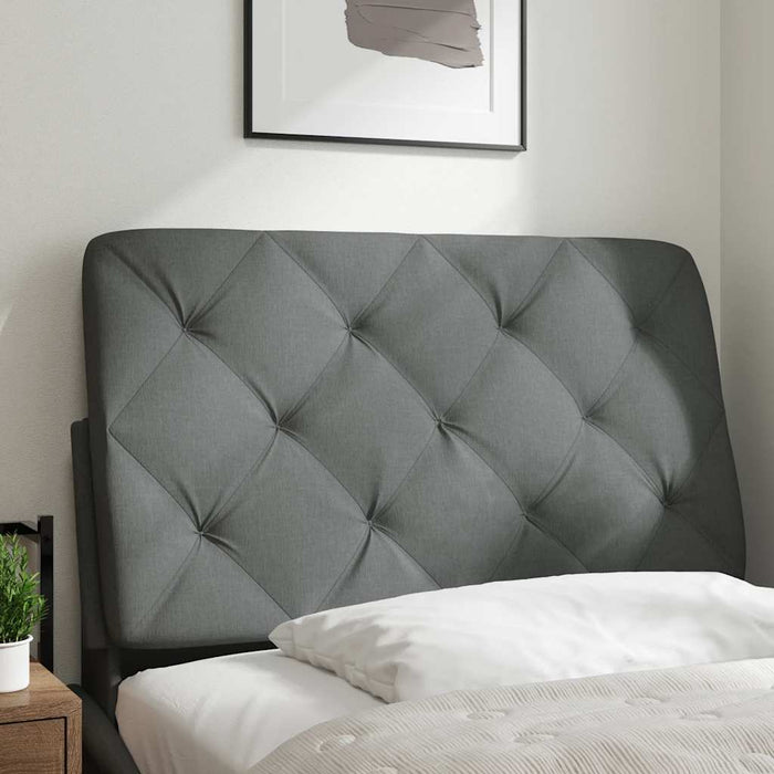 Pernă pentru tăblie de pat, gri închis, 80 cm, material textil - WALTI WALTI