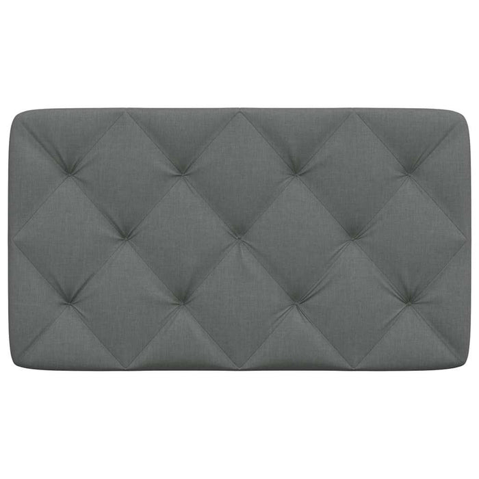 Pernă pentru tăblie de pat, gri închis, 80 cm, material textil - WALTI WALTI