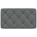 Pernă pentru tăblie de pat, gri închis, 80 cm, material textil - WALTI WALTI