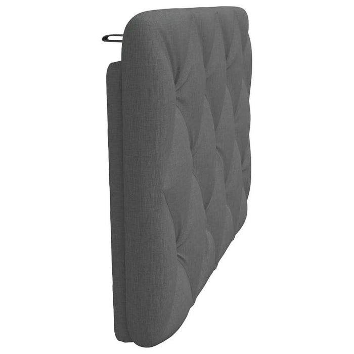 Pernă pentru tăblie de pat, gri închis, 80 cm, material textil - WALTI WALTI