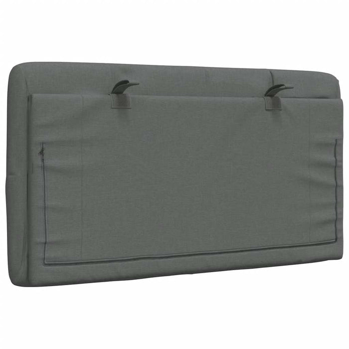 Pernă pentru tăblie de pat, gri închis, 80 cm, material textil - WALTI WALTI