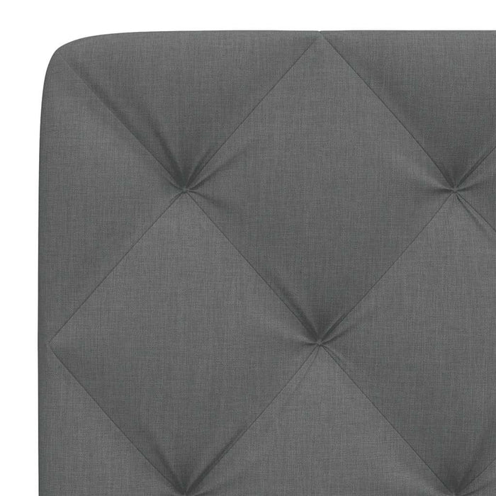 Pernă pentru tăblie de pat, gri închis, 80 cm, material textil - WALTI WALTI