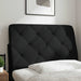 Pernă pentru tăblie de pat, negru, 80 cm, material textil - WALTI WALTI