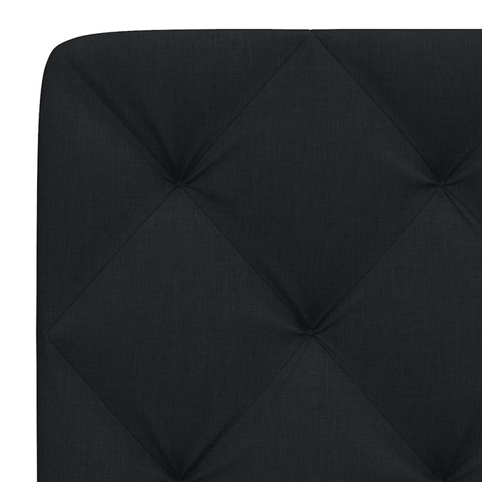 Pernă pentru tăblie de pat, negru, 80 cm, material textil - WALTI WALTI