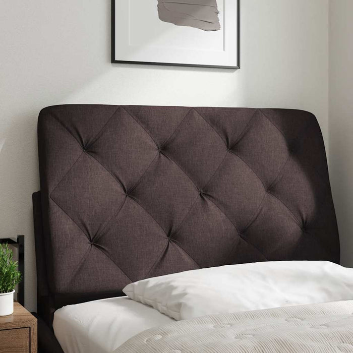 Pernă pentru tăblie de pat maro închis, 80 cm, material textil - WALTI WALTI