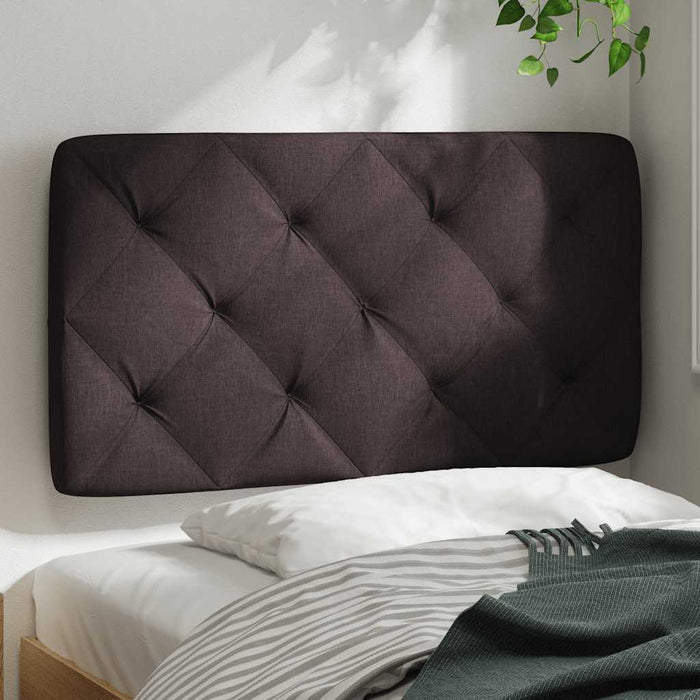 Pernă pentru tăblie de pat maro închis, 80 cm, material textil - WALTI WALTI