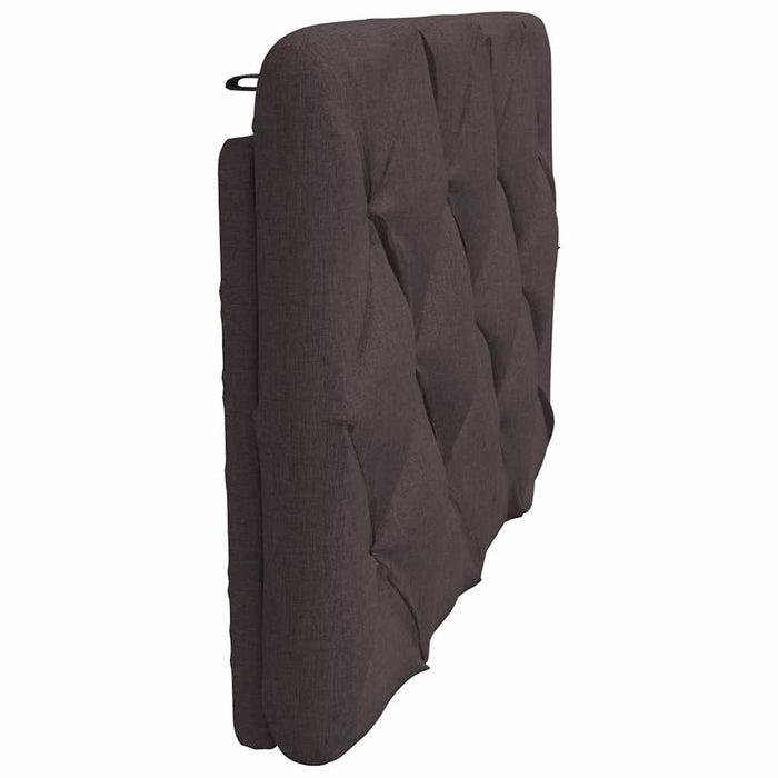 Pernă pentru tăblie de pat maro închis, 80 cm, material textil - WALTI WALTI