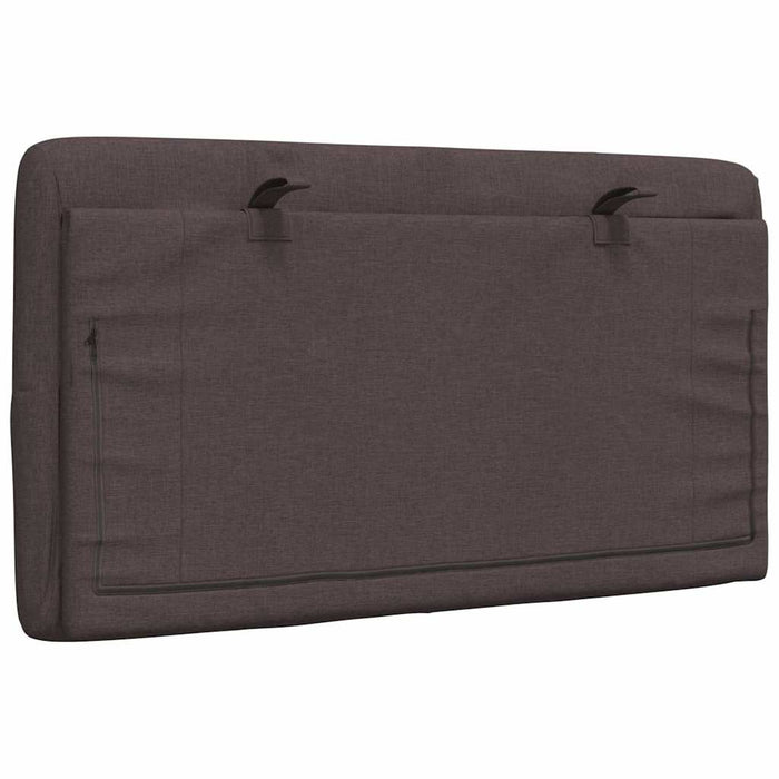 Pernă pentru tăblie de pat maro închis, 80 cm, material textil - WALTI WALTI