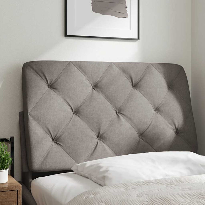 Pernă pentru tăblie de pat, gri taupe, 80 cm, material textil - WALTI WALTI