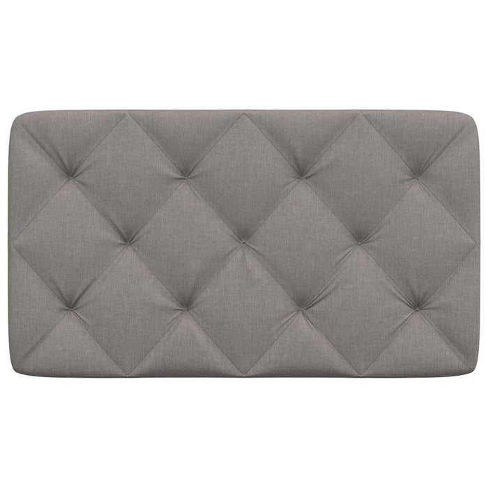 Pernă pentru tăblie de pat, gri taupe, 80 cm, material textil - WALTI WALTI