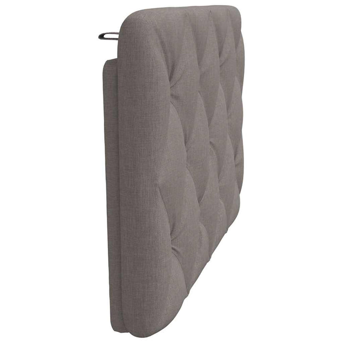 Pernă pentru tăblie de pat, gri taupe, 80 cm, material textil - WALTI WALTI
