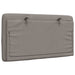 Pernă pentru tăblie de pat, gri taupe, 80 cm, material textil - WALTI WALTI