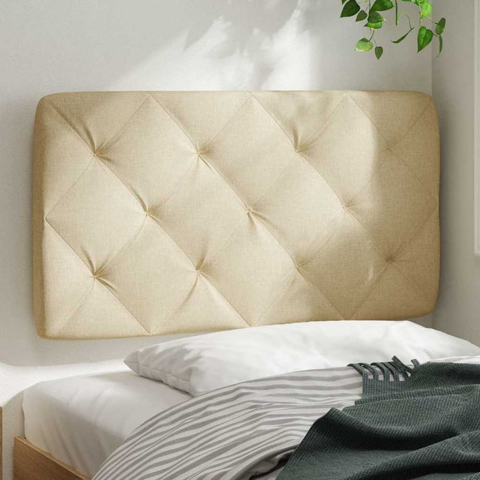 Pernă pentru tăblie de pat, crem, 80 cm, material textil - WALTI WALTI