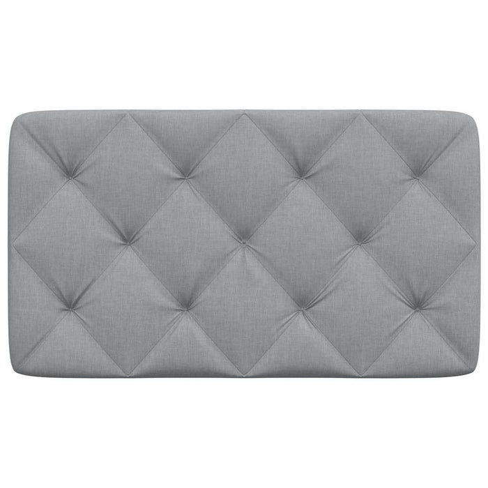 Pernă tăblie de pat, gri deschis, 90 cm, material textil - WALTI WALTI