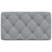Pernă tăblie de pat, gri deschis, 90 cm, material textil - WALTI WALTI