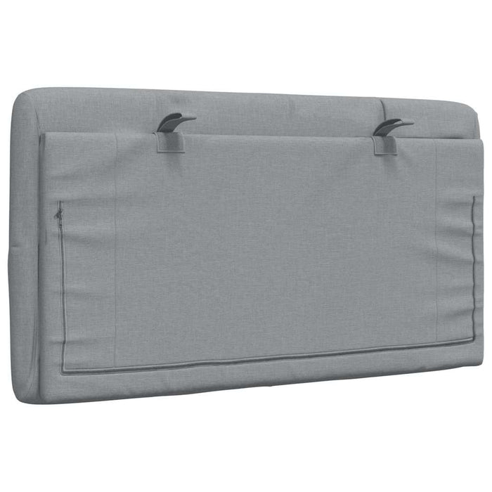 Pernă tăblie de pat, gri deschis, 90 cm, material textil - WALTI WALTI