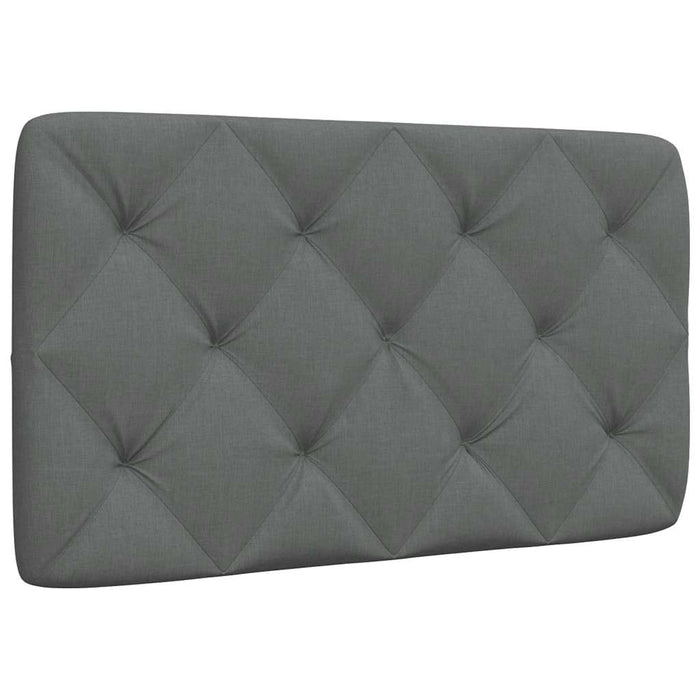 Pernă pentru tăblie de pat, gri închis, 90 cm, material textil - WALTI WALTI