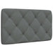 Pernă pentru tăblie de pat, gri închis, 90 cm, material textil - WALTI WALTI