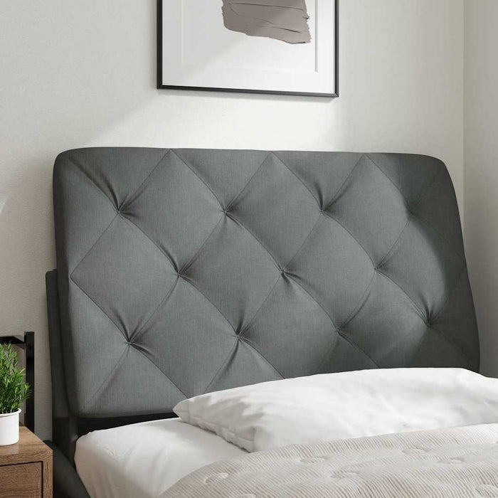 Pernă pentru tăblie de pat, gri închis, 90 cm, material textil - WALTI WALTI