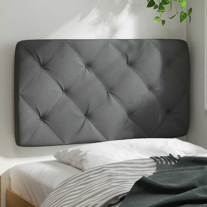 Pernă pentru tăblie de pat, gri închis, 90 cm, material textil - WALTI WALTI