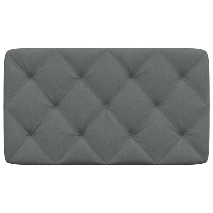Pernă pentru tăblie de pat, gri închis, 90 cm, material textil - WALTI WALTI