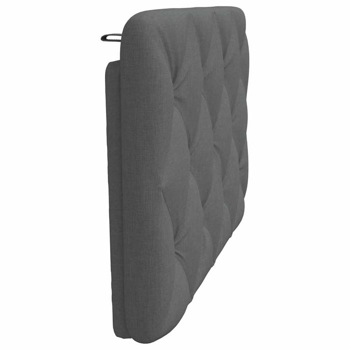 Pernă pentru tăblie de pat, gri închis, 90 cm, material textil - WALTI WALTI