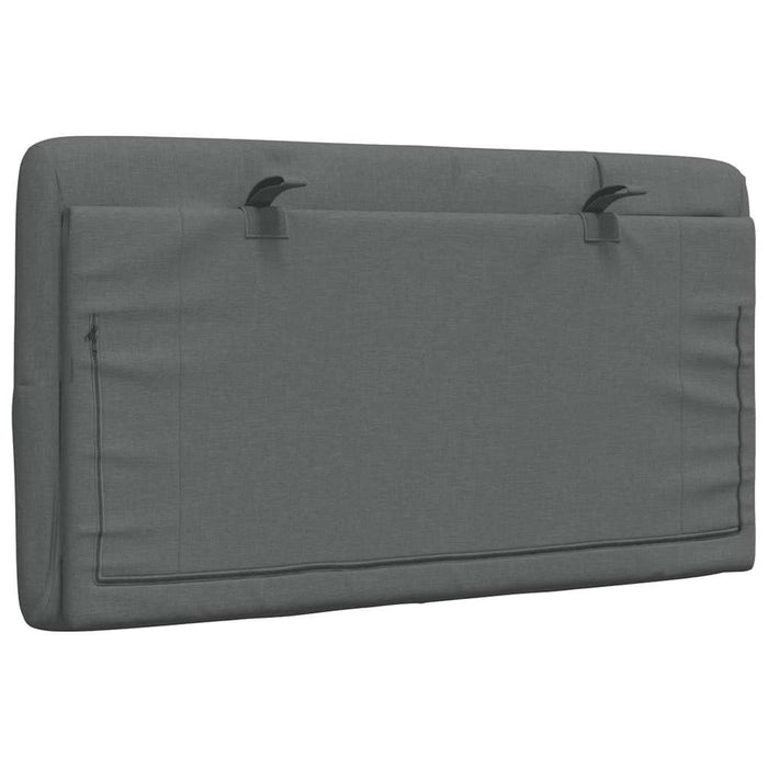 Pernă pentru tăblie de pat, gri închis, 90 cm, material textil - WALTI WALTI