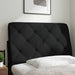 Pernă pentru tăblie de pat, negru, 90 cm, material textil - WALTI WALTI
