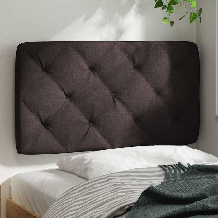 Pernă pentru tăblie de pat maro închis, 90 cm, material textil - WALTI WALTI