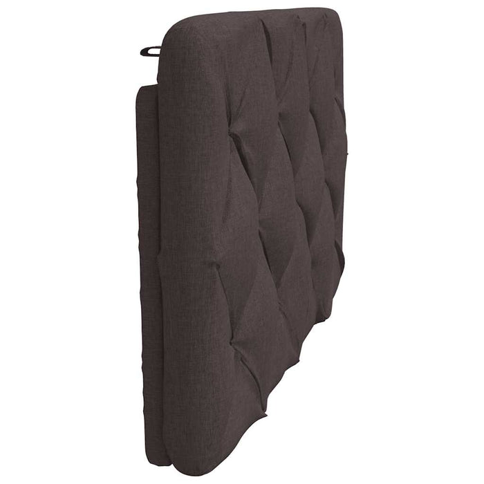 Pernă pentru tăblie de pat maro închis, 90 cm, material textil - WALTI WALTI