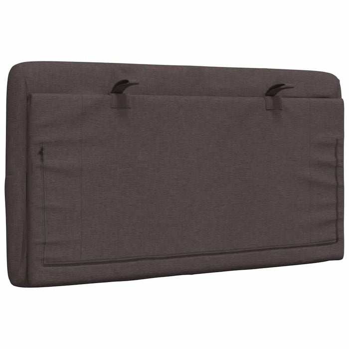 Pernă pentru tăblie de pat maro închis, 90 cm, material textil - WALTI WALTI