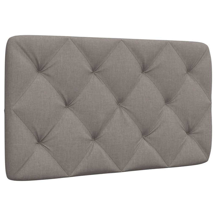 Pernă pentru tăblie de pat, gri taupe, 90 cm, material textil - WALTI WALTI