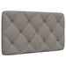 Pernă pentru tăblie de pat, gri taupe, 90 cm, material textil - WALTI WALTI