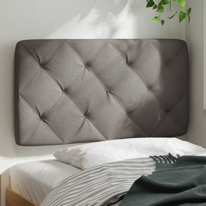Pernă pentru tăblie de pat, gri taupe, 90 cm, material textil - WALTI WALTI