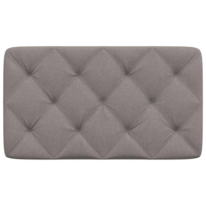 Pernă pentru tăblie de pat, gri taupe, 90 cm, material textil - WALTI WALTI