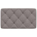 Pernă pentru tăblie de pat, gri taupe, 90 cm, material textil - WALTI WALTI