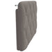 Pernă pentru tăblie de pat, gri taupe, 90 cm, material textil - WALTI WALTI