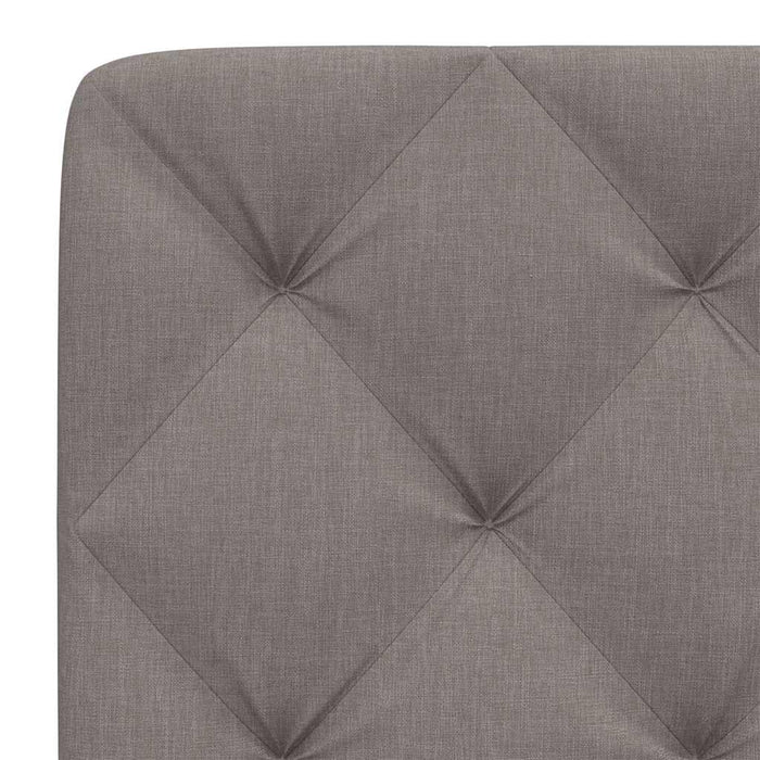 Pernă pentru tăblie de pat, gri taupe, 90 cm, material textil - WALTI WALTI