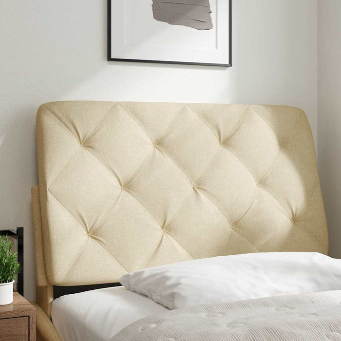 Pernă pentru tăblie de pat, crem, 90 cm, material textil WALTI