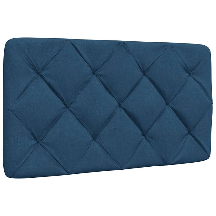 Pernă pentru tăblie de pat, albastru, 90 cm, material textil - WALTI WALTI