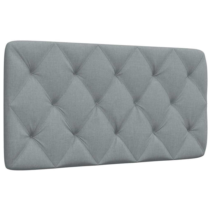 Pernă tăblie de pat, gri deschis, 100 cm, material textil - WALTI WALTI