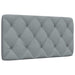 Pernă tăblie de pat, gri deschis, 100 cm, material textil - WALTI WALTI