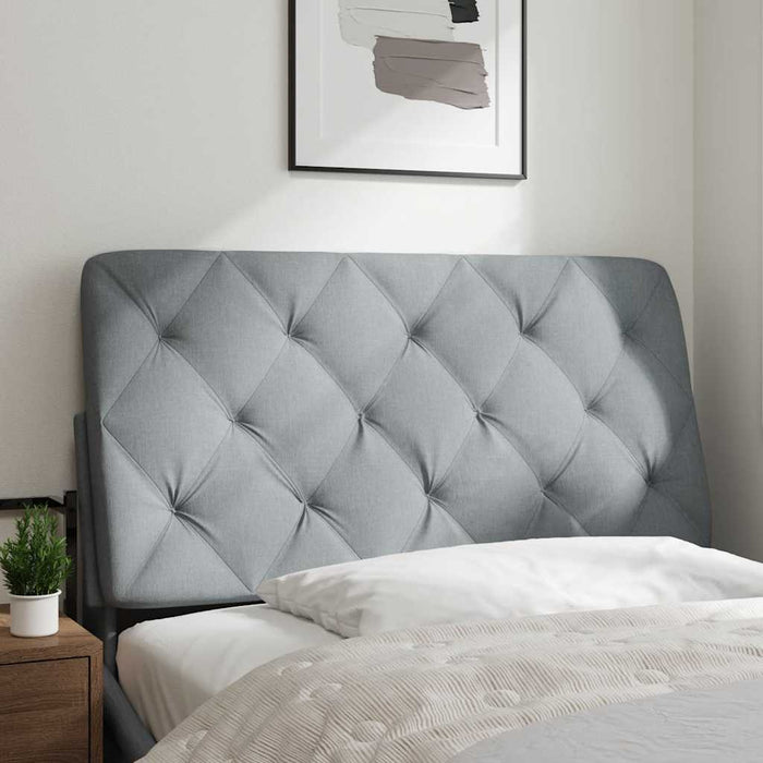 Pernă tăblie de pat, gri deschis, 100 cm, material textil - WALTI WALTI