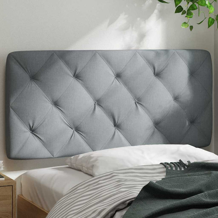 Pernă tăblie de pat, gri deschis, 100 cm, material textil - WALTI WALTI
